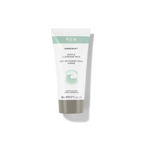 Ren Clean Skincare EVERCALM™ Gentle Cleansing Milk - 50ml Travel Size - NWB - Picture 1 of 7